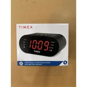 Timex T231 AM/FM Dual Alarm Clock Radio